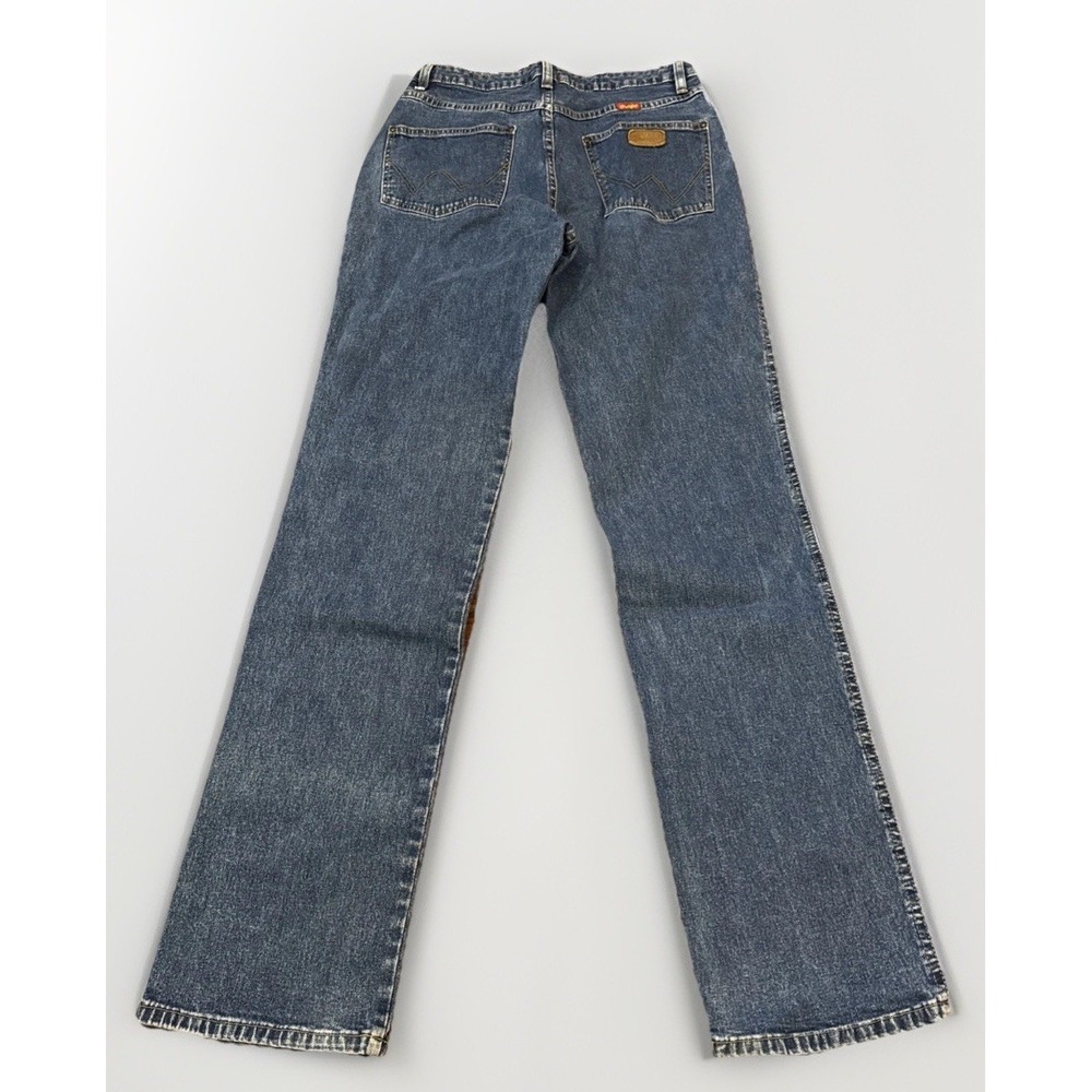 Vintage Wrangler Women's Jeans Size 28x33 Medium Wash Straight Leg USA - Picture 3 of 5